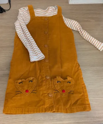 Robe velours avec sous pull
