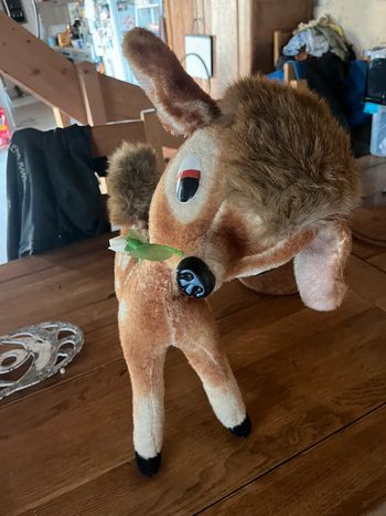 Peluche Bambi vintage 52 cm