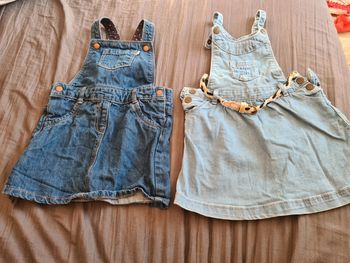 Lot de 2 salopettes jupes