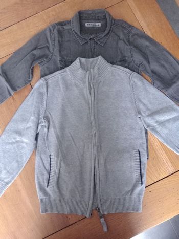 Joli ensemble gilet et chemise