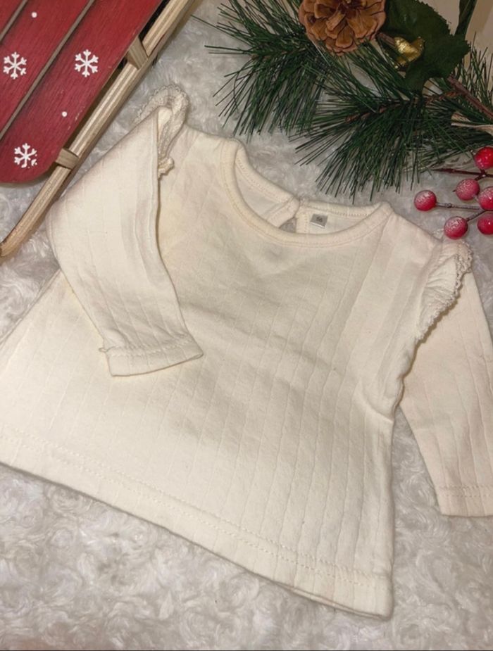 Lot de 5 tee-shirts manches longues bébé fille 3 mois – Zeeman & Kiabi - photo numéro 6