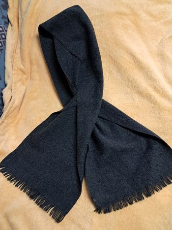 Écharpe grise foncée Unisexe