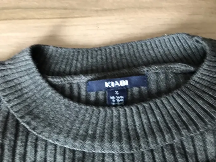 Pull gris kiabi S - photo numéro 3