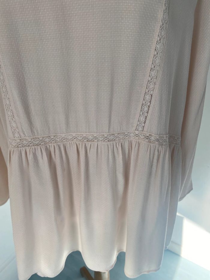 Blouse beige rosé des petits hauts taille 2 - photo numéro 3