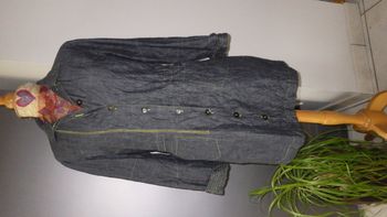 Veste longue en jean souple Solola 42