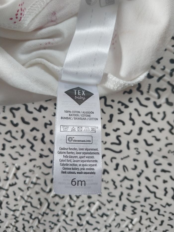 Lot 2 hauts manches longues bébé – 6 mois – Tex Baby - photo numéro 6