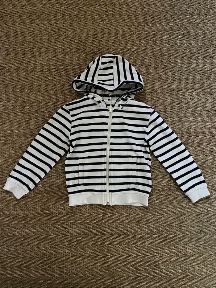 Gilet zippé garçon Mousqueton 2 ans