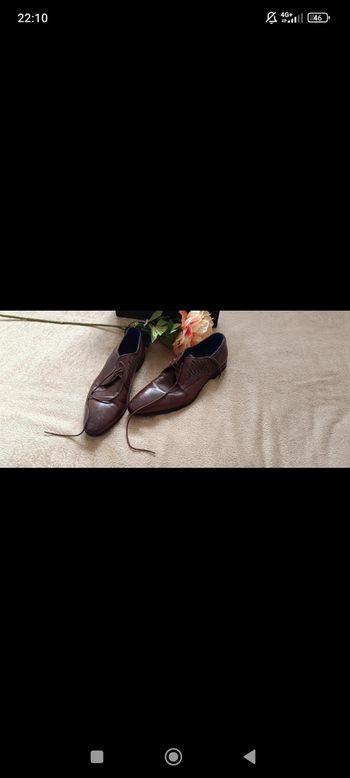 Chaussures en cuir Azzaro taille 44