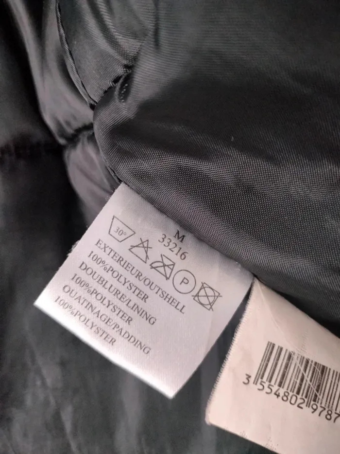 Doudoune matelassée noire Taille M - photo numéro 4