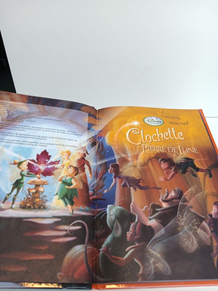 Livre Disney club du livre Clochette et la pierre de lune - photo numéro 4