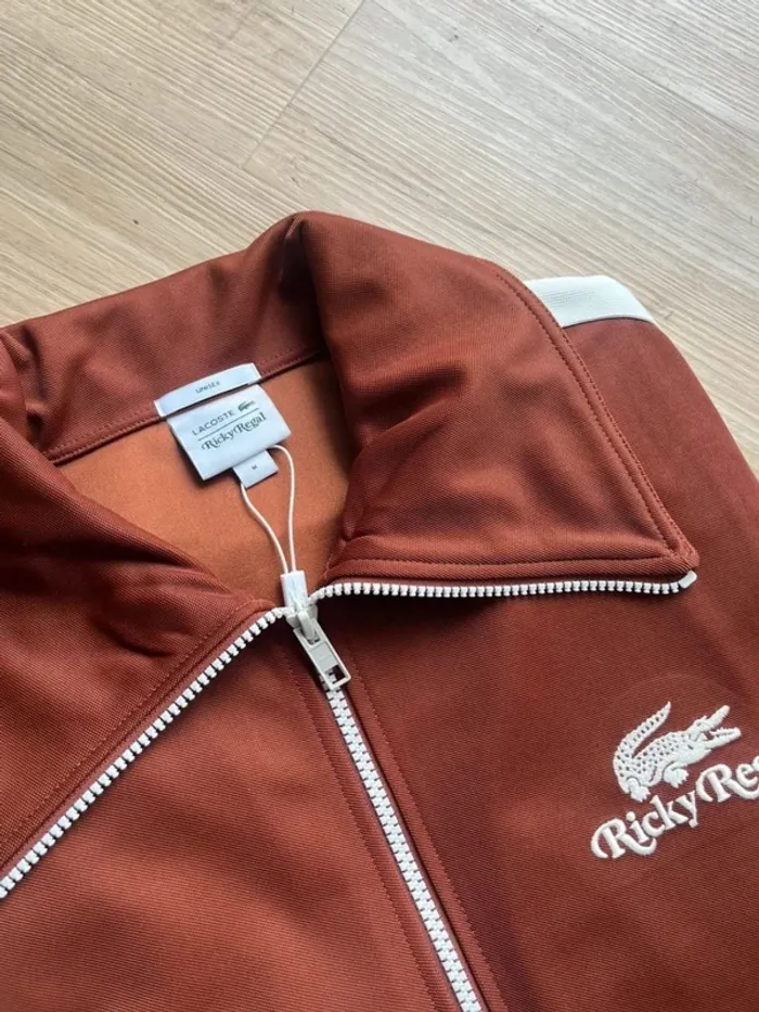 Ensemble Lacoste X Ricky Régal Taille M Marron - photo numéro 4