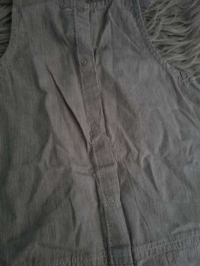 Robe grise rayé 6mois - photo numéro 6
