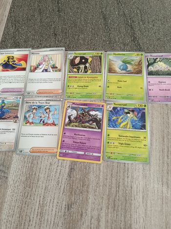 Carte pokémon et dresseurs