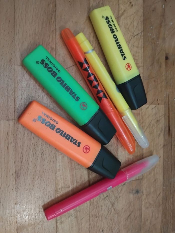 Lot de stabilo
