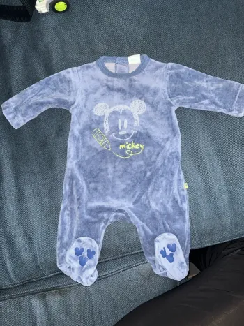 Pyjama Mickey 1 pièce bébé garçon