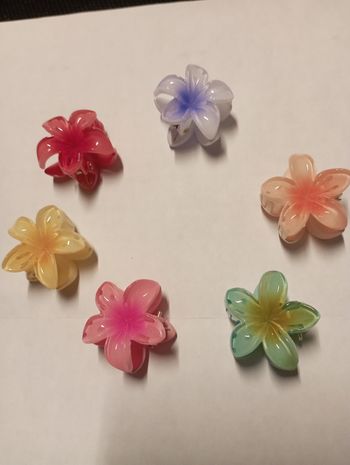 Pinces à cheveux en forme de fleur