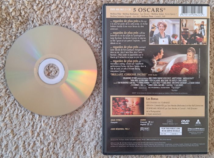 💿 DVD : American Beauty - photo numéro 3