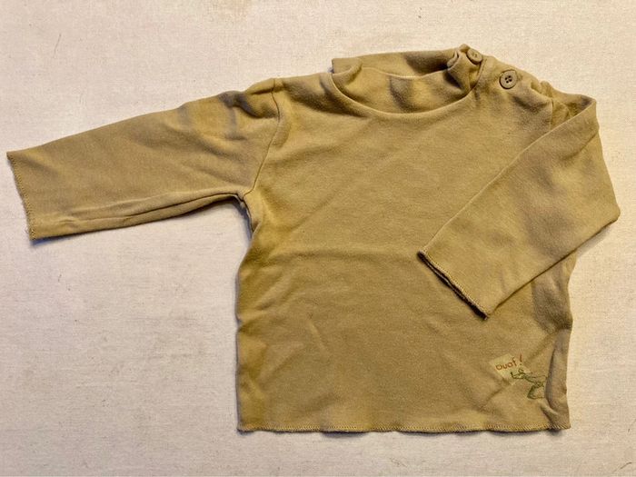 Lot 2 Teeshirt rayé / marinière 12 mois Petit Bateau Bout’chou - photo numéro 6