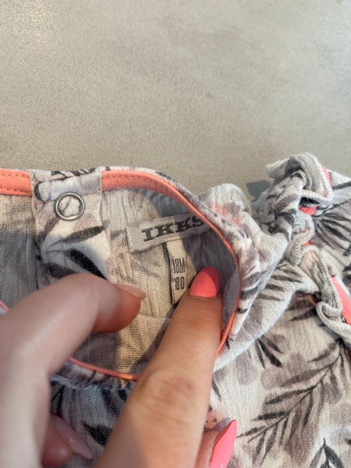 Blouse manches longues ikks taille 18 mois - photo numéro 2