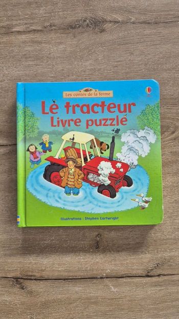 Livre puzzle Le tracteur