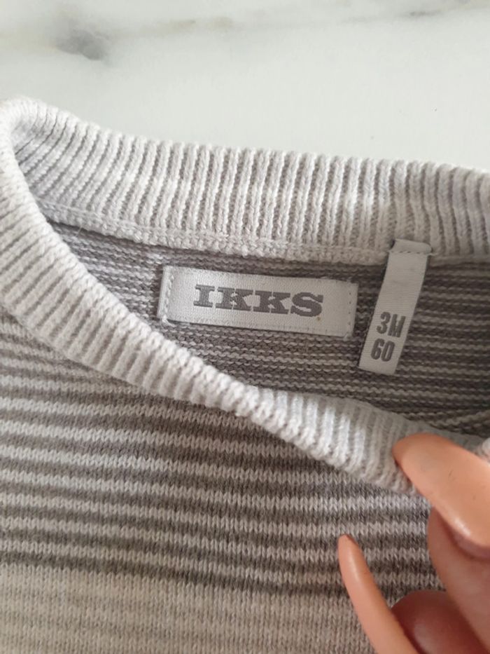 Ikks pull garçon 3 mois - photo numéro 2