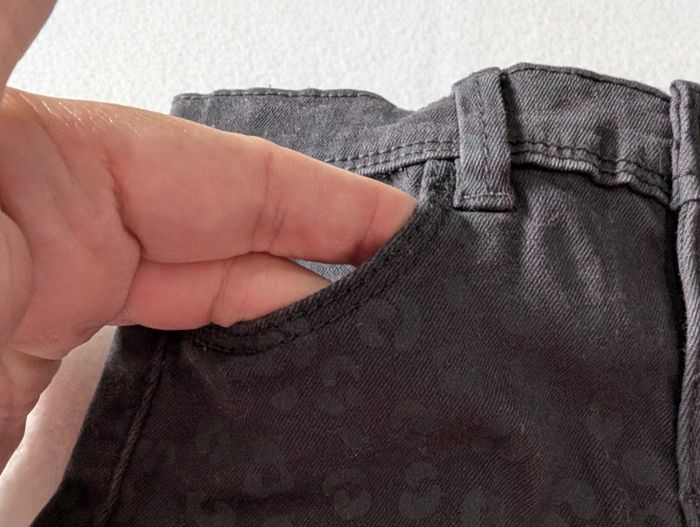 Jeans noir léopard - 5A - Kiabi - photo numéro 3