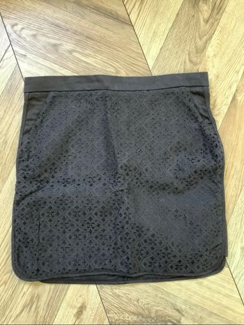 Jupe noire dentelle  naf naf  36 Coton Impeccable