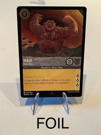 Carte Lorcana foil Maui - Demi-dieu Premier Chapitre