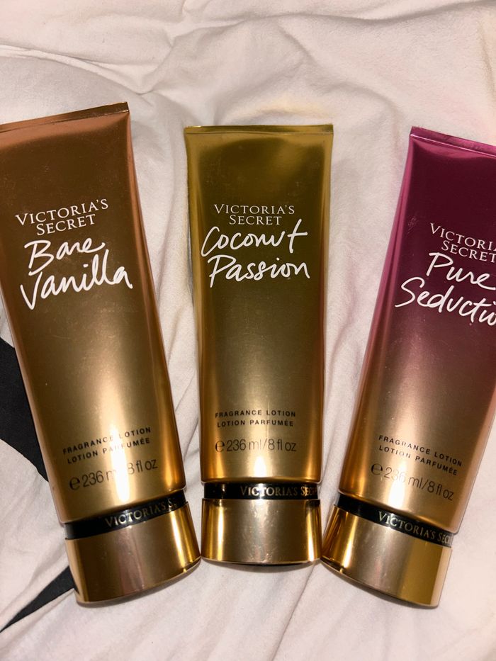 Lots de 3 lotion victoria secret