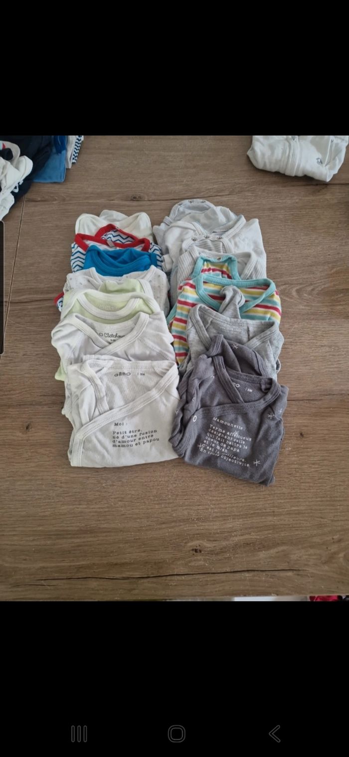 Lot +70 vêtements bébé garcons 3 mois - photo numéro 2
