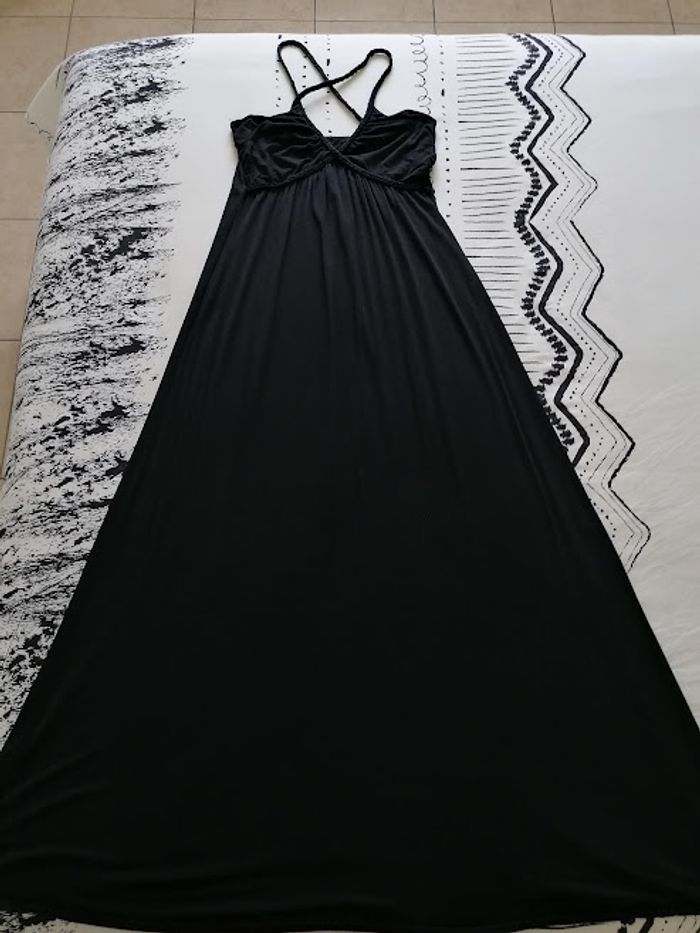 Robe longue noire