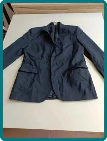 Veste chaude doublé de costume bleu marine multipoche brice taille 56 easy slim