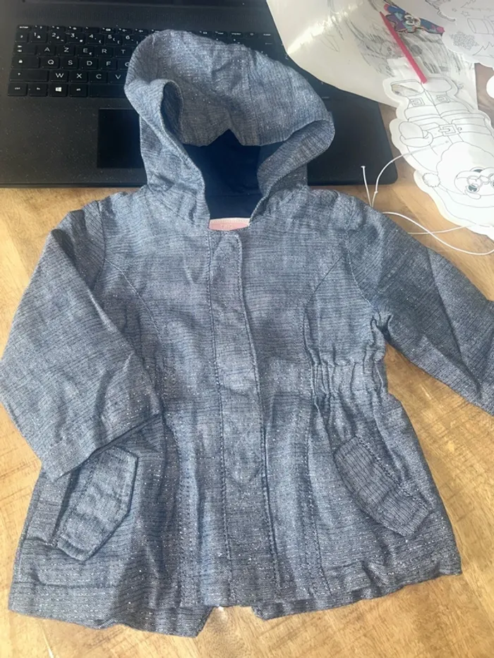 Parka léger bébé fille