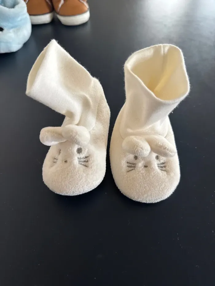Chausson bébé lapin