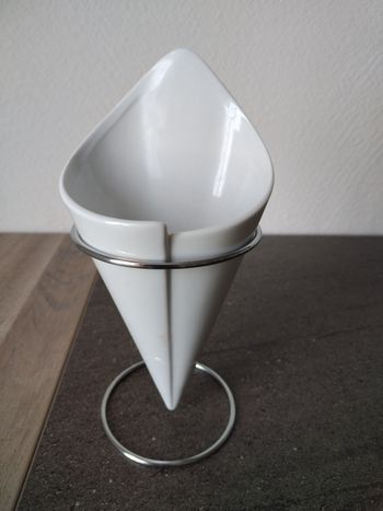 Cornet à frites en céramique Neuf