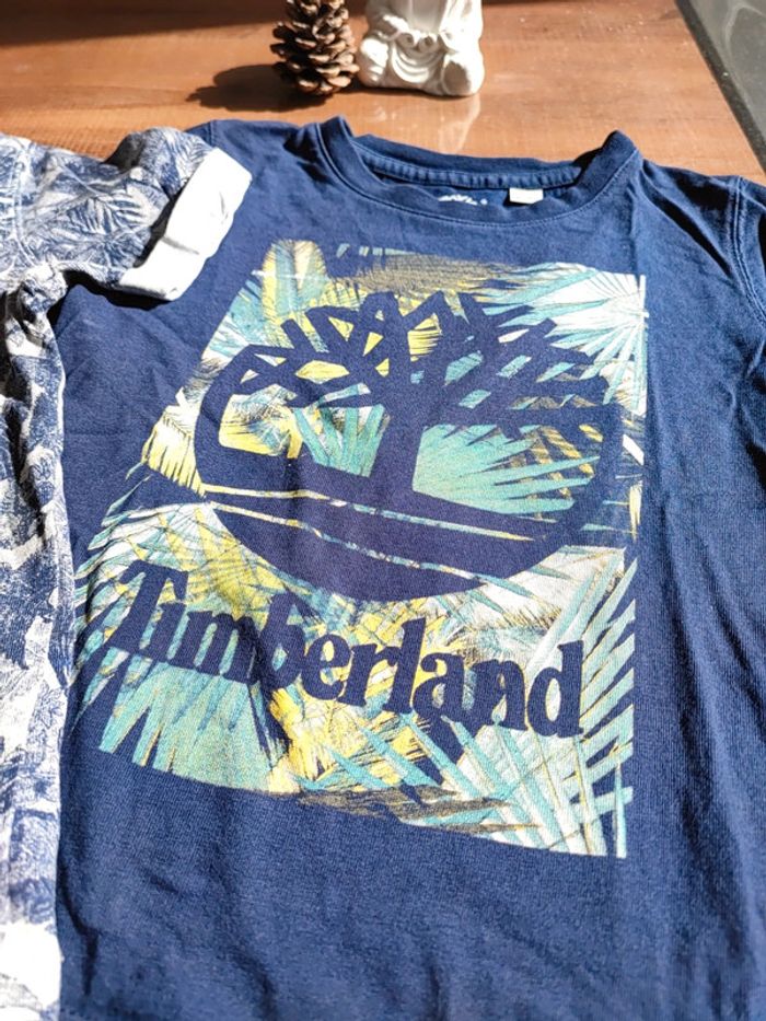 Lot de 2 tee-shirts Timberland 4 ans - photo numéro 3