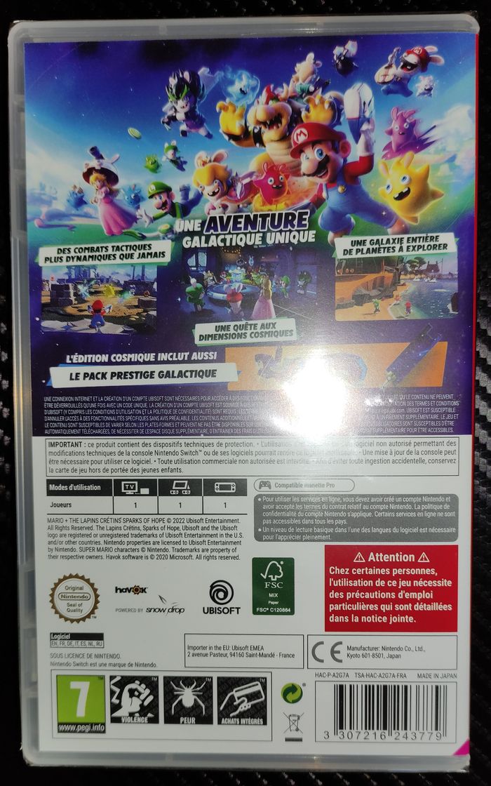 Jeu Switch Mario et Les Lapins Crétins - photo numéro 2