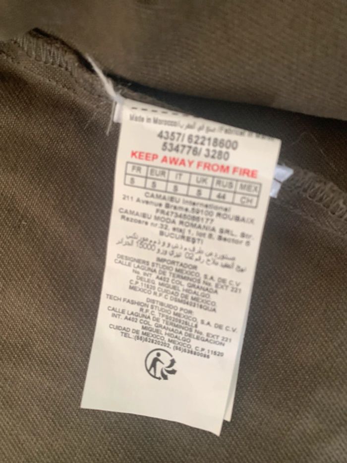 Blouson Camaïeu taille S kaki - photo numéro 6