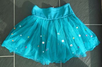 Superbe jupe bleue à brillants DPAM 4 ans (102 cm)