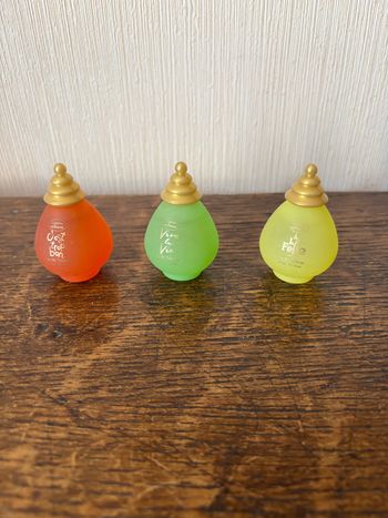 3 miniatures  vintage « Eau de Toilette » de Corine de Farme