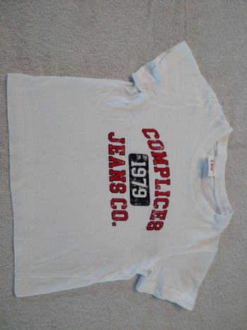 Tee-shirt Complices 3 ans (réf perso J13)(familleac72)