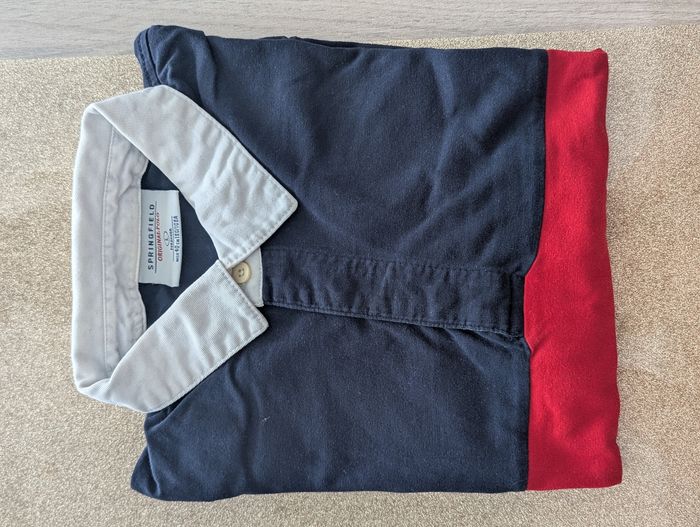 Polo rayé Springfield taille L