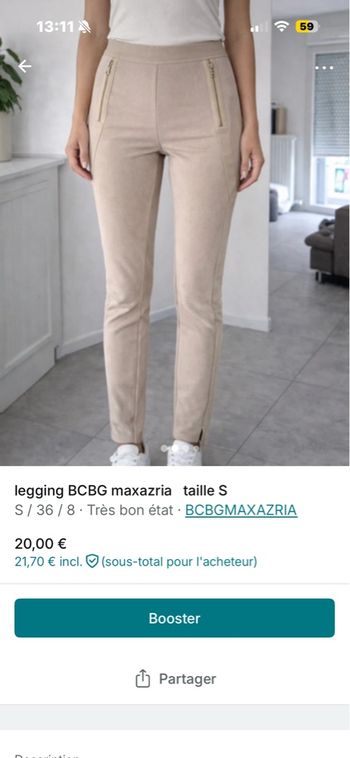 legging BCBG maxazria taille S S / 36 / 8 • Très bon état • BCBGMAXAZRIA