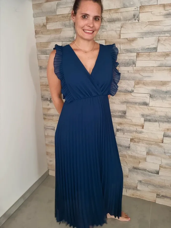 Robe neuve de cérémonie - bleu marine