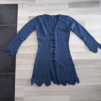 Veste femme hiver bleu taille M