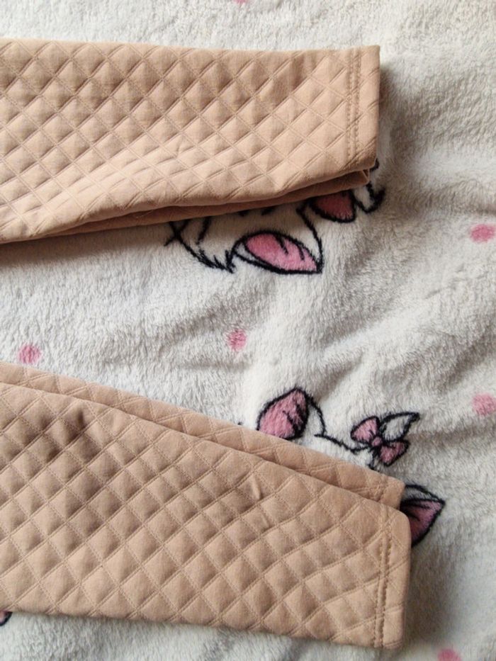 Leggings beige matelassé 6 ans - photo numéro 5
