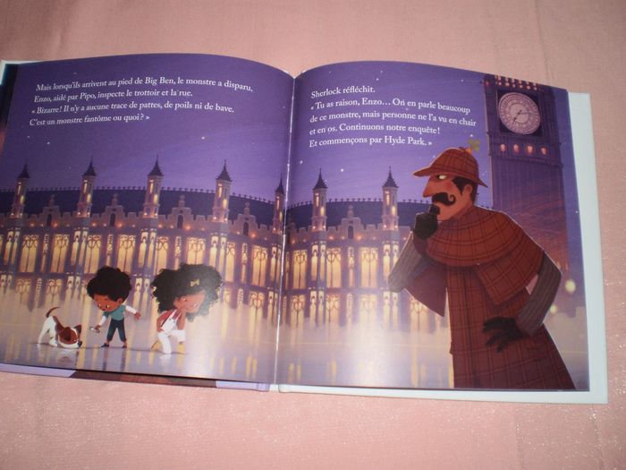LIVRE UNE AVENTURE AVEC SHERLOCK HOLMES   histoire racontée avec son,neuf - photo numéro 4