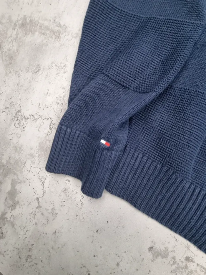 Gilet zippé Tommy Hilfiger bleu marine, L Hommes - photo numéro 5