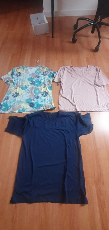 Lot de 3 maillots habillés manches courtes