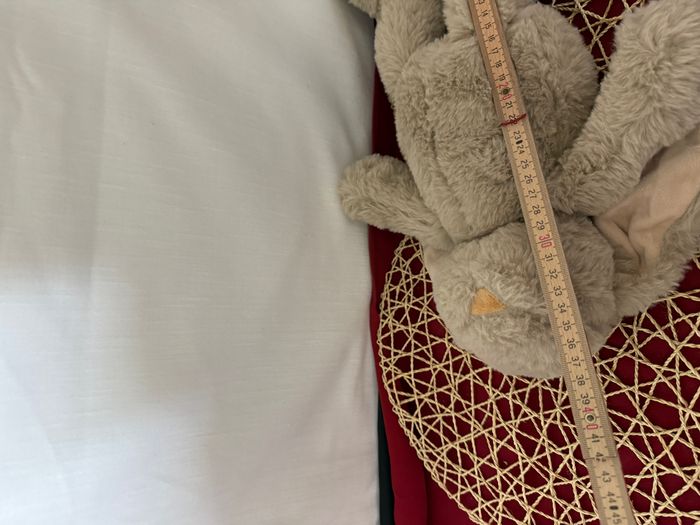 Doudou peluche lapin marron beige ZD TRADING - photo numéro 6